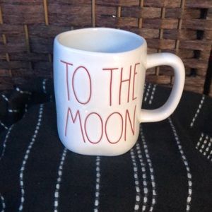 Rae Dunn Reversible TO THE MOON AND BACK mug